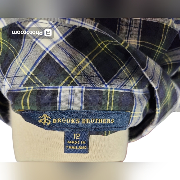 Brooks Brothers Womens Tailored Plaid Shirt - Picture 5 of 5